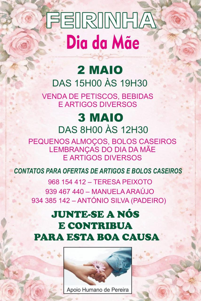 Feirinha Dia da M&atilde;e